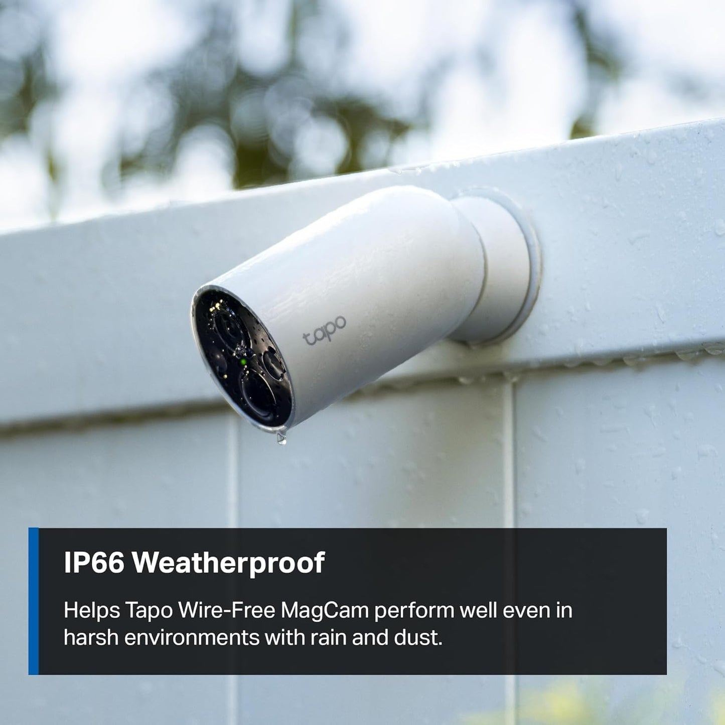 Tapo MagCam 2K+ - 2026 Wirecutter Best Outdoor Security Camera & PCMag Editors' Choice, Wireless Battery Power, Magnetic Mount, Subscription-Free SD Storage or optional Cloud, Person/Vehicle Detection