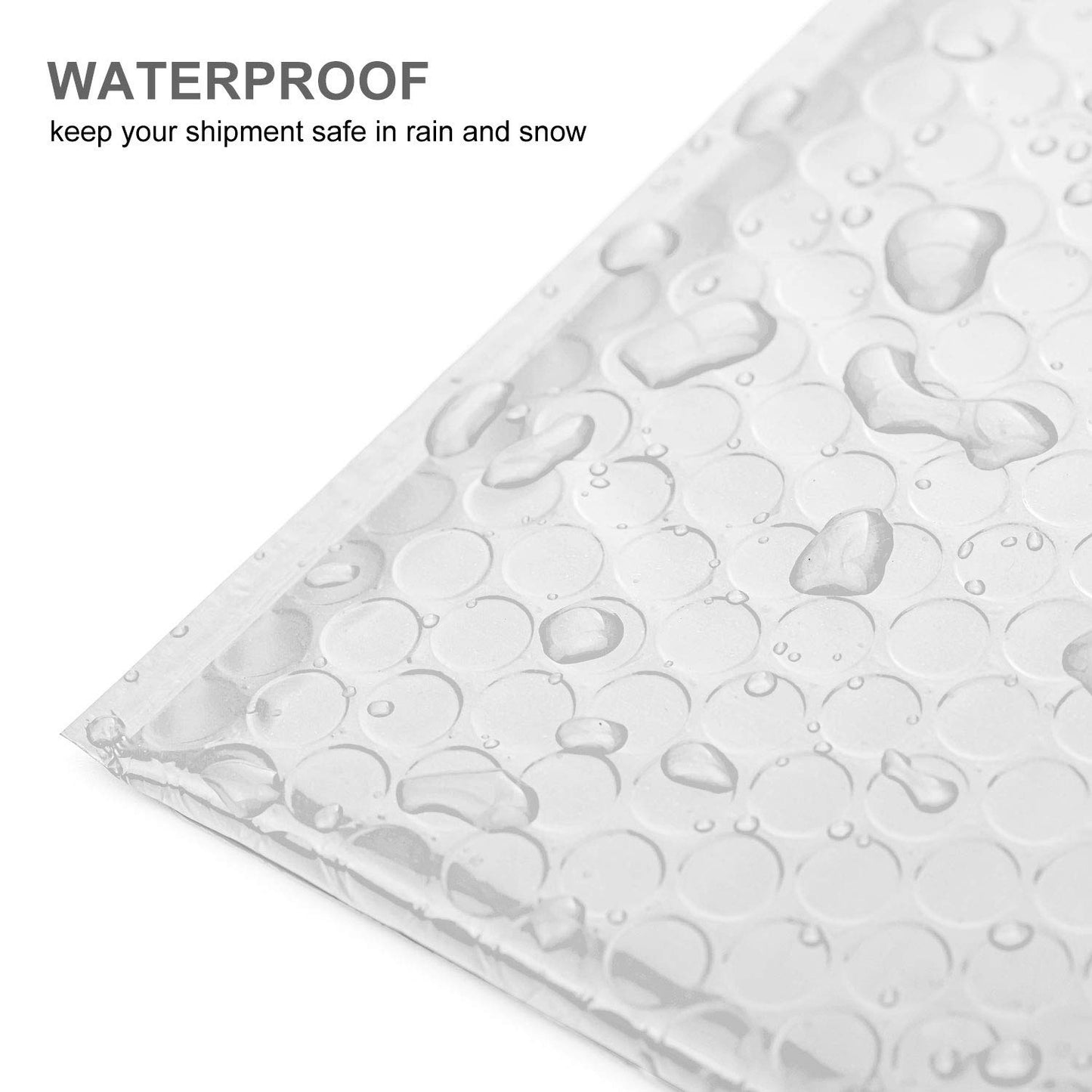 TONESPAC Bubble Mailers, 25Pcs 7x10 Inch Small Padded Envelopes, White Bubble Envelopes Bags Waterproof Self Seal Bubble Wrap Envelopes for Shipping, Mailing, Packaging(Thank You, #0 7x10 inch)