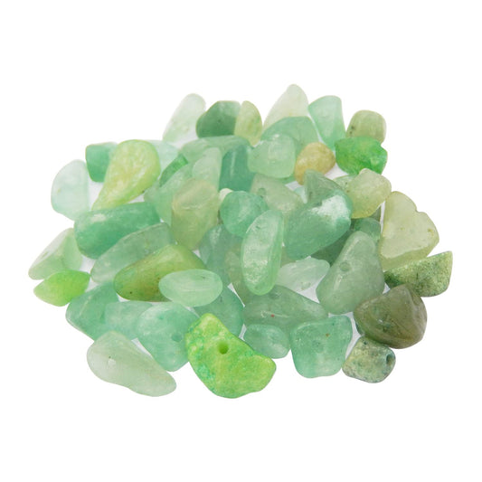 Julie Wang 450PCS Green Aventurine Irregular Chip Stone Beads 5-8mm Gemstones Crystal Loose Bead for Jewelry Making Bracelet Necklace DIY Craft Finding
