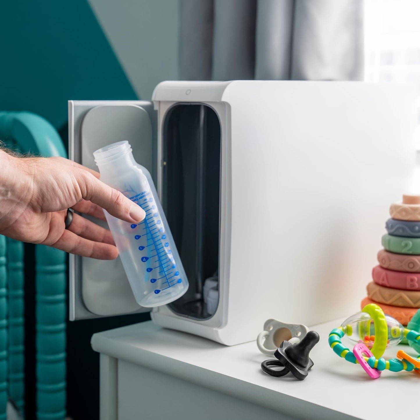 PhoneSoap XL (HomeSoap) UV Llight Sanitizer | 360° UV Sanitizing Box & Charger | Large Capacity | Sanitizes Tablets, Baby Bottles, Remotes, Toys & More (Black)