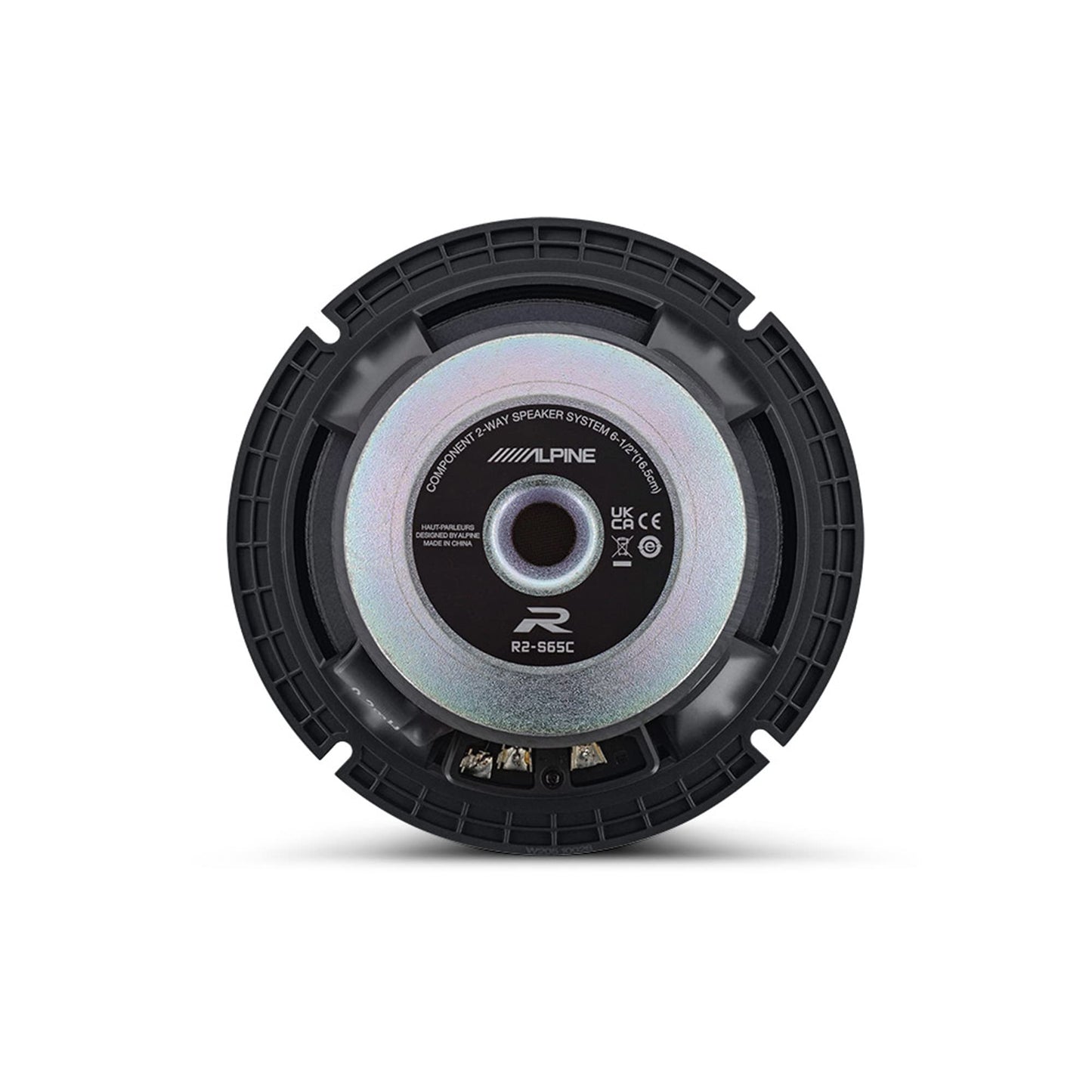 Alpine R2-S65C 6.5" R-Series High-Resolution 2-Way Component Speaker Set, Pair