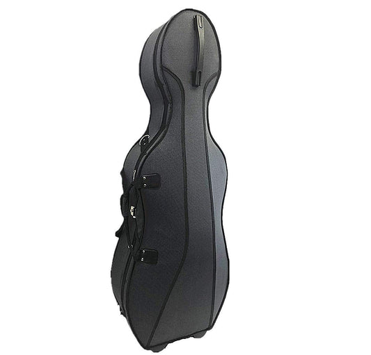 New 4/4 Gray Color Cello Foamed Case with Two Wheels/Extra one Rosin…
