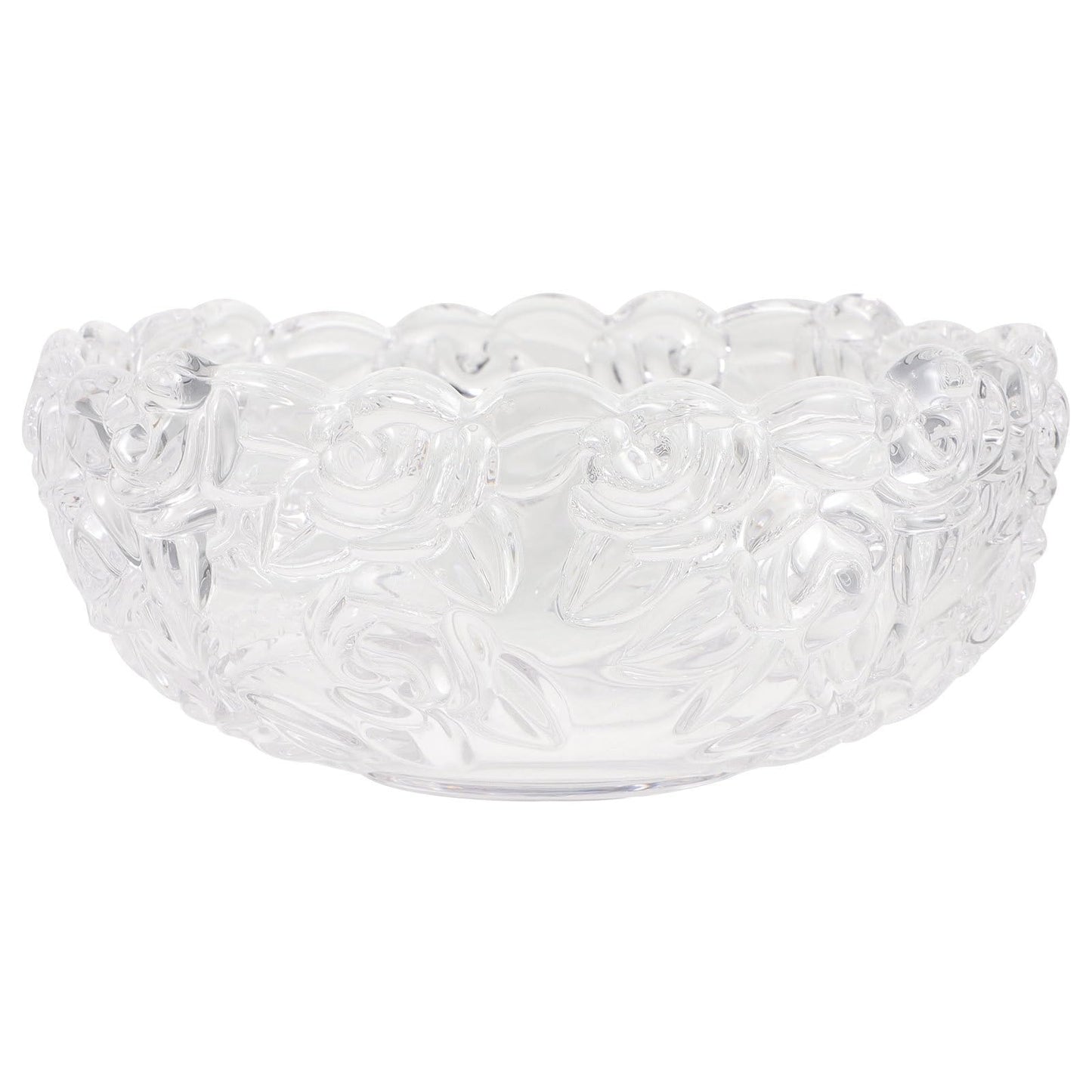Housoutil Nail Soaking Bowl for Manicure and Pedicure Glass Hand Soak off Bowl for Polish Removal and Cuticle Softening 4.92X4.92X2.36 Inches