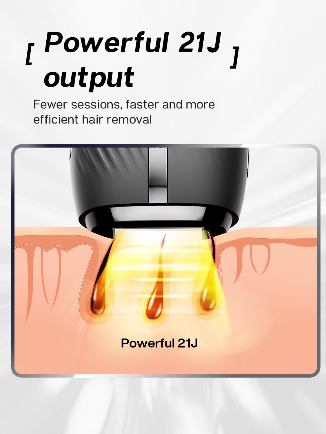 Blex Laser Hair Removal for Women and Men, IPL Hair Removal Device Effective in 2 Weeks, with Ultra-Fast 0.2s Light Emission, Comfortable and Painless, Black