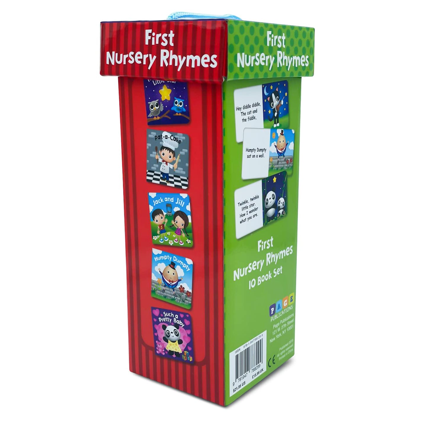 First Nursery Rhymes (Ten Mini-Board Book Tower Set)