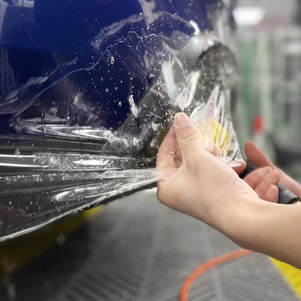 HOHOFILM TPU PPF Hydrophobic Clear Paint Protection Film Self Healing Car Clear Glossy Wrap Film (X7 ECO, 60" x20ft)