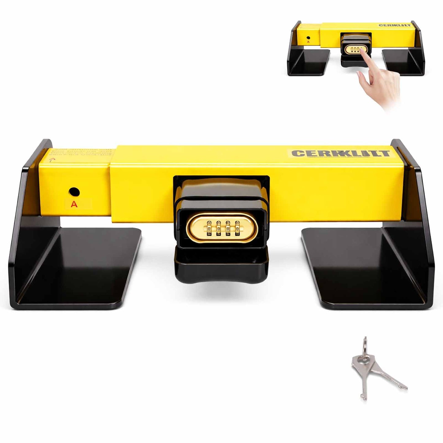 Equipment Lock Heavy Duty Cargo Door Lock - Powder Coated Steel Shipping Container Lock - Maximum Security Semi &Trailer Door Locks - Semi Truck Accessories and Trailer Security (Combination)