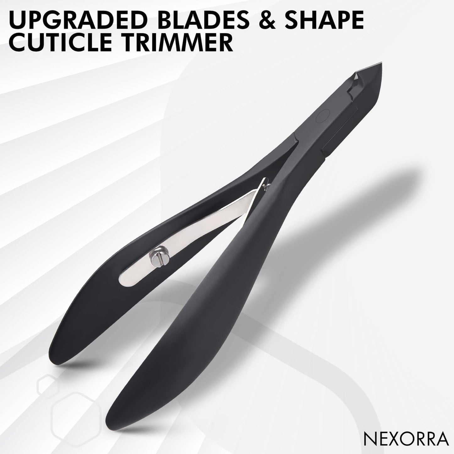 Nexorra Premium Sharp Cuticle Nipper Cuticle Cutter and Nail Cuticle Trimmer for Salon Manicure, Pedicure and Ingrown Toenail Care, Ideal for Precise Cuticle Removal and Dead Skin Trimming.