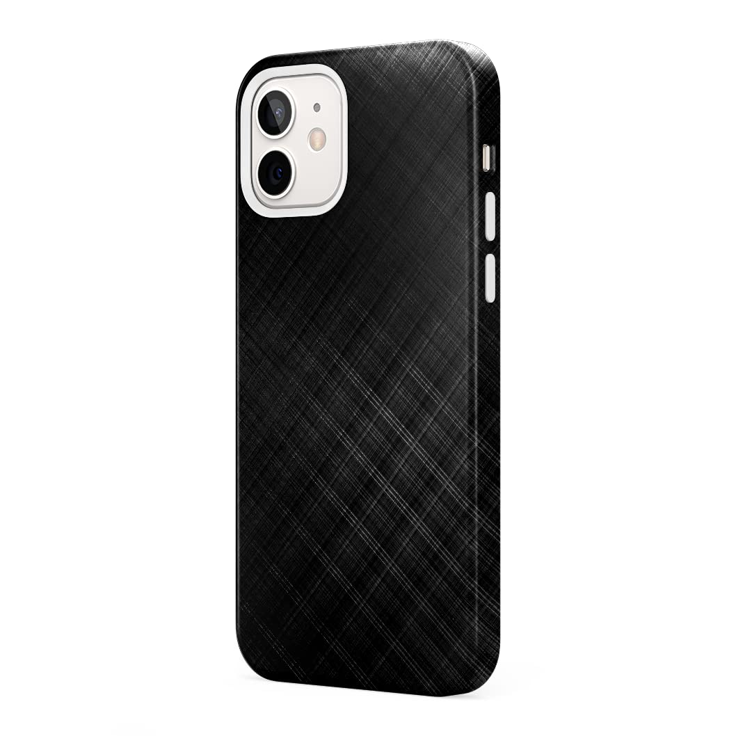 VViViD Black Stealth Plaid Brushed Vinyl Car Wrap Roll 25ft x 5ft