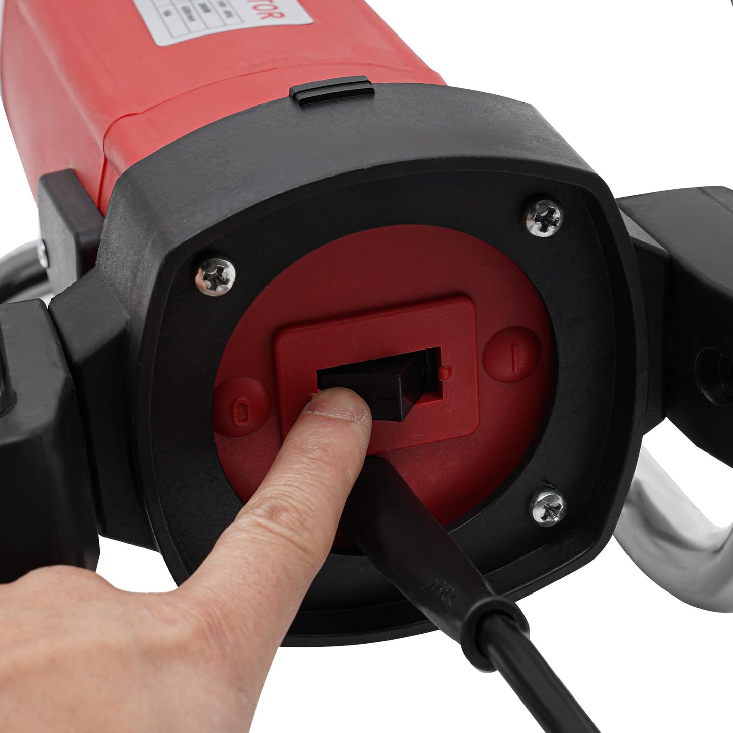 Electric Concrete Vibrator, 2000W 4300r/min, Copper Motor Handheld Concrete Vibrating Tool, Portable Pencil Cement Vibrator with Shaft of 13.12ft / 4m, Remove Air Bubble and Level Concrete (Red)
