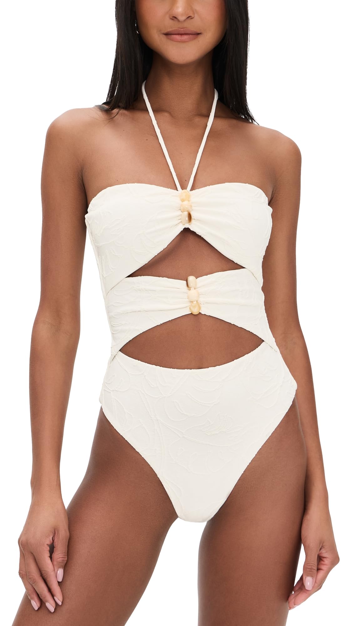 Devon Windsor Women's Isla One Piece, Porcelain, L