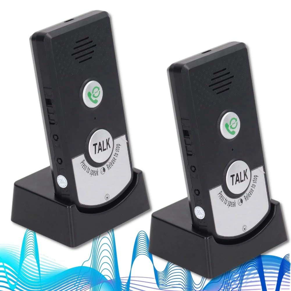 Intercom System for Home, 2 Way Voice Intercom Wireless, Home Intercom System Super Long Range Intercomunicador Intercom Doorbell System Unit for Home Hospital Office