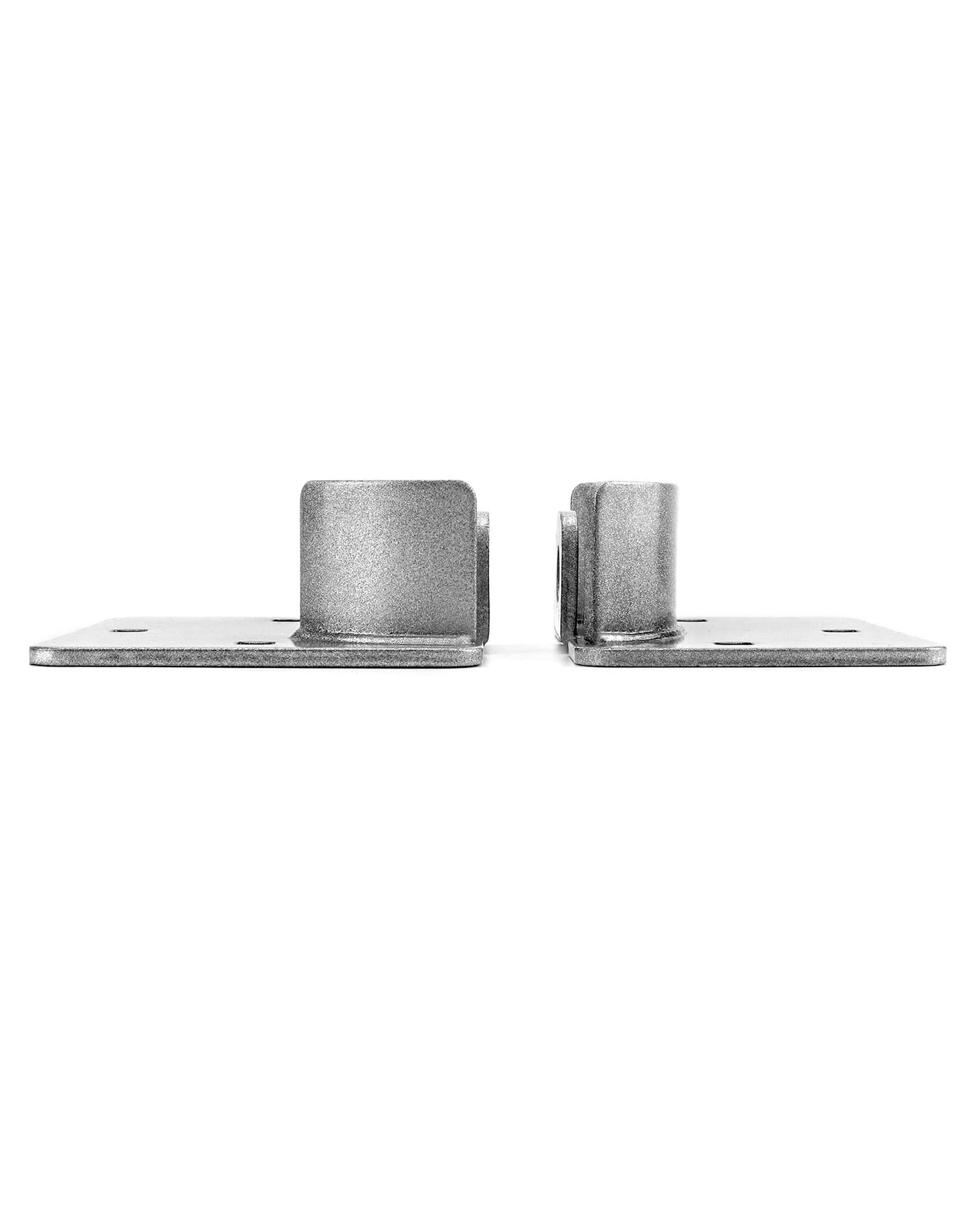 QWORK Heavy Duty Puck Lock and Hasp, 2 Pack High Security Steel Hidden Shackle Keyed Alike Padlocks with Keys for Trucks, Gates, Vans and Vending Machines