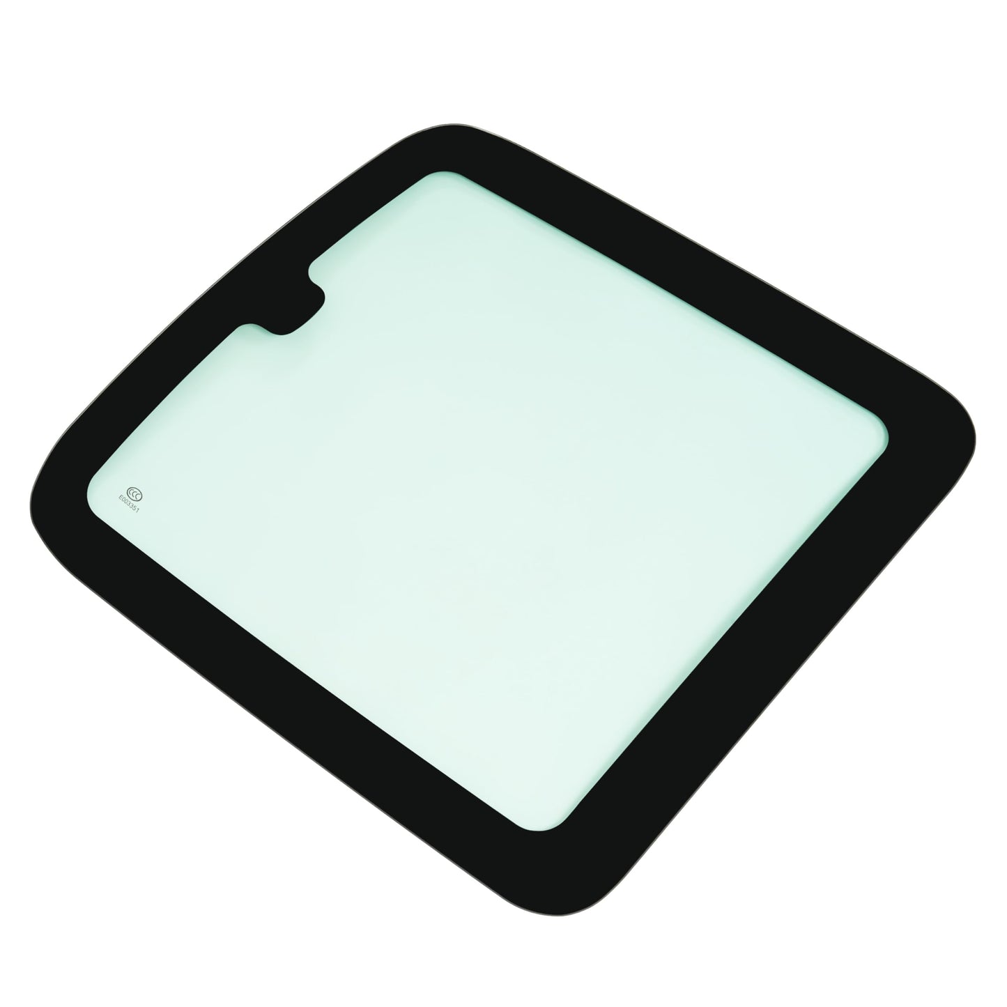 ALMULOO Privacy Movable Rear Quarter Window Glass Compatible with 1999-2007 Chevrolet Silverado / GMC Sierra 1500 2500 3500 Extended Cab Passenger Right Side Light Green