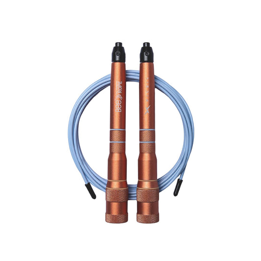 PICSIL - BEE High Speed Skipping Rope | Aluminum & Double Bearing System | Self-Adjusting for Cross Training, Boxing & Fitness | Lightweight 7.4oz | Adaptable for Men, Women & Children | (Peach)