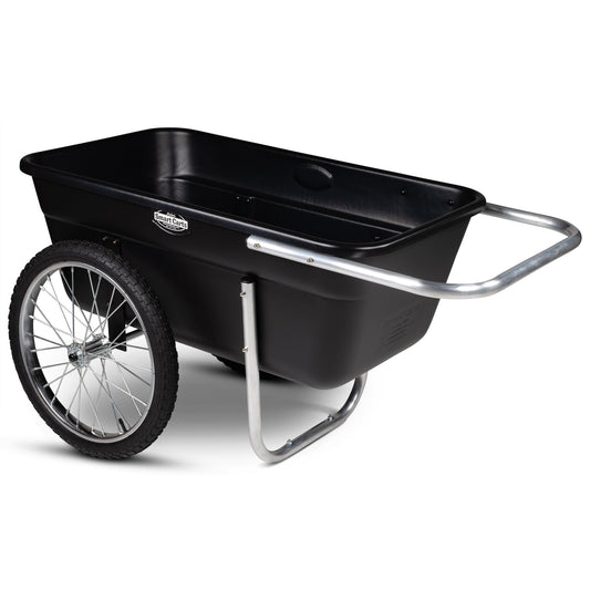Smart Carts Premium Yard Cart - Strong, Lightweight, and Perfectly Balanced (20" Air Filled Wheels)
