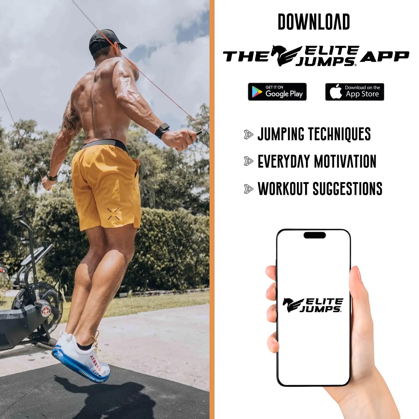 Muay Thai 3.0 Weighted Jump Rope for Men & Women - Professionally Designed for High-Intensity Training | Muay Thai, MMA & Fitness Jump Rope - Full Body Workout Weighted Rope - Black