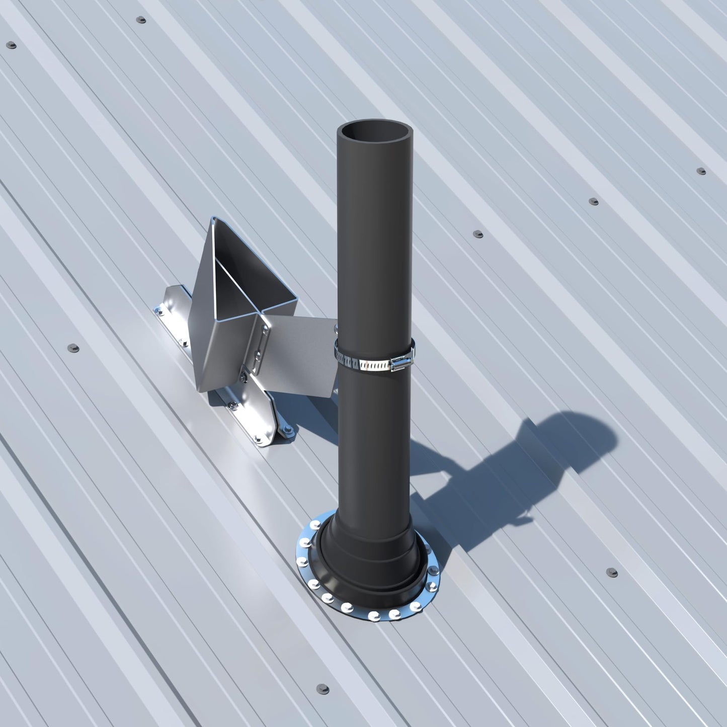 Kuma Snow Destroyer for Vents. USA Made. Universal Fit. Lifetime Protection for 2-5" Pipes and Satellite Dishes