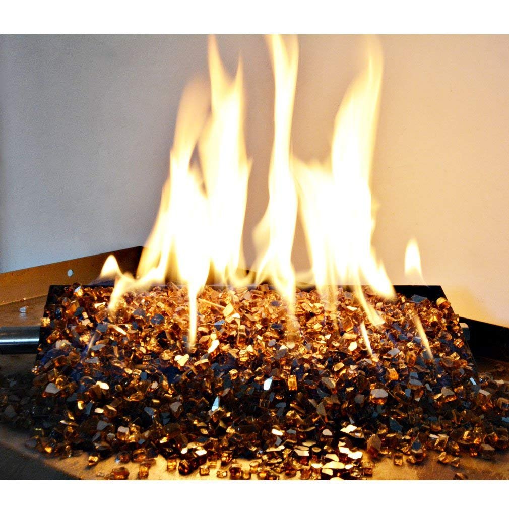 Stanbroil Stainless Steel Natural Gas Fireplace Triple Flame Pan Burner Kit, 16.5-inch