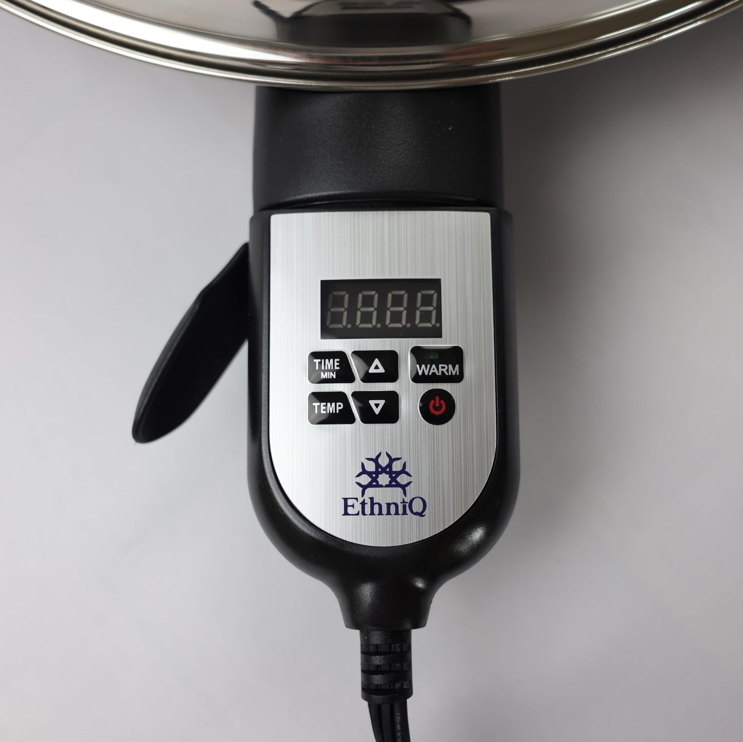 Ethniq 16" Electric Griddle for Ethiopian Injera, Somalian Anjero, Crepe, Lefse, Mogogo, Mitad, Pancake Teff Maker - Adjustable Digital Heat Control - Non-Stick Surface - Even Heat Distribution