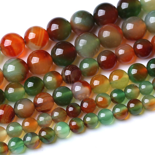 45PCS 8MM Natural Peacock Agate Stone Beads Energy Healing Beads for DIY Jewelry Bracelet Necklace Making for Jewelry Making15Inch