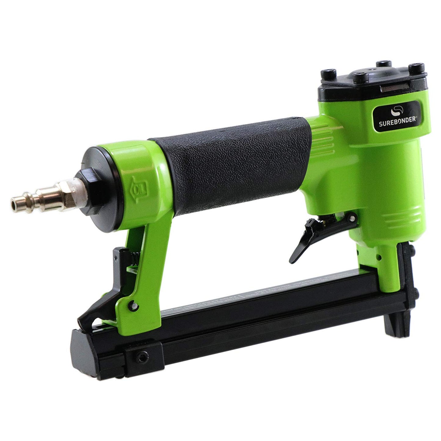 Surebonder Pneumatic 22G Narrow Crown Upholstery Staple Gun with Blow Molded Carrying Case (Air Compressor Needed - Not Included),9615A