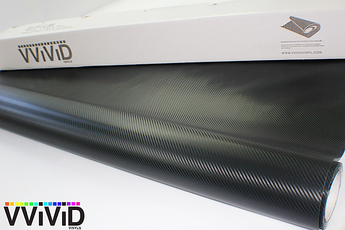 VVIVID XPO Black Carbon Fiber Car Wrap Vinyl Roll with Air Release Technology (50ft x 5ft (Full Car Wrap Roll))