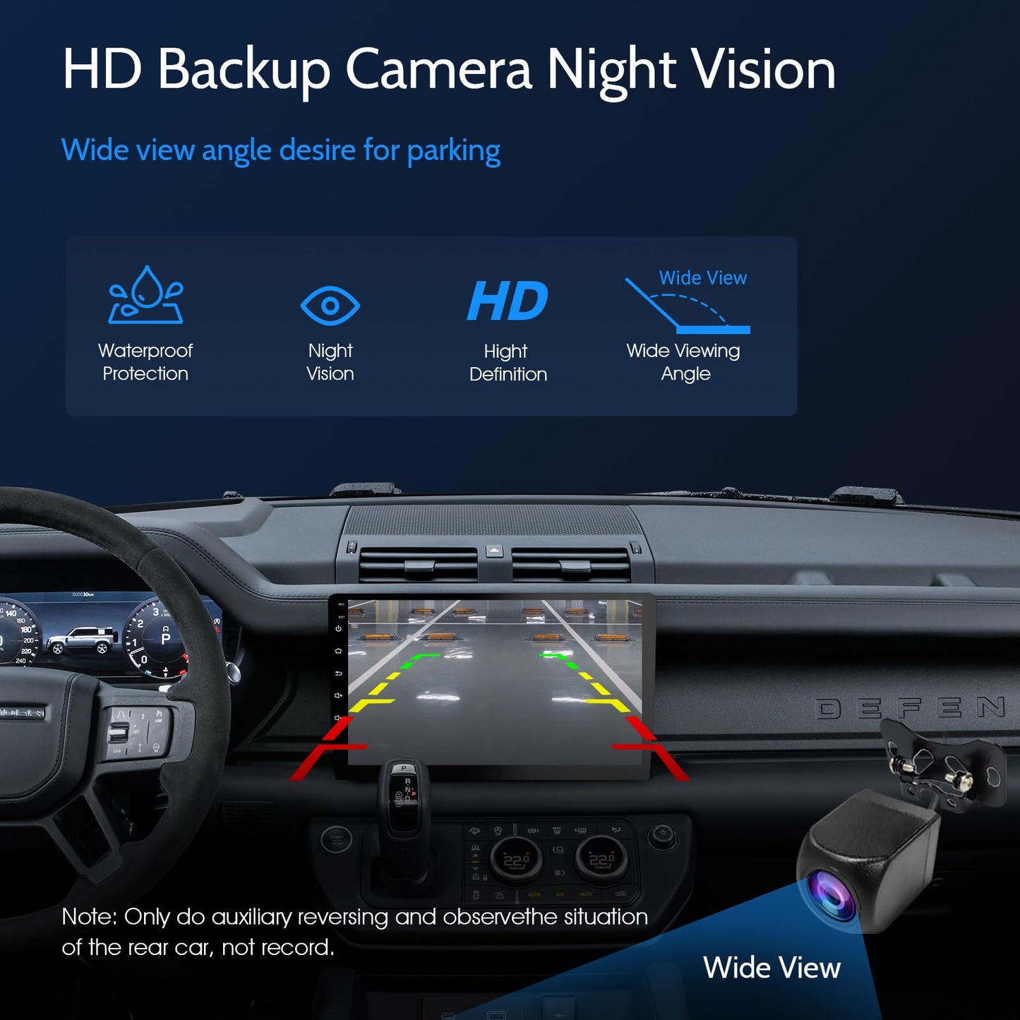 Haudio 9 inch Wireless Double Din Car Stereo,with Apple CarPlay and Android Auto Radio Screen,with Mirror Link, Bluetooth 5.0,1080P Backup Camera, AUX,FM/AM Transmitter|Double Din carplay Screen