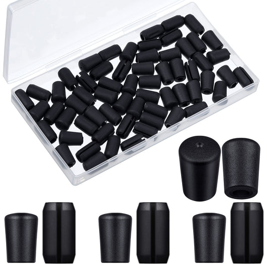 60 Pieces Rubber Feet for Grid Sink Protector Rubber Grid Kitchen Sink Wire Protective Rack Feet Grate Wire Bumper Replacement Protector Parts for Kitchen Rack(Black)