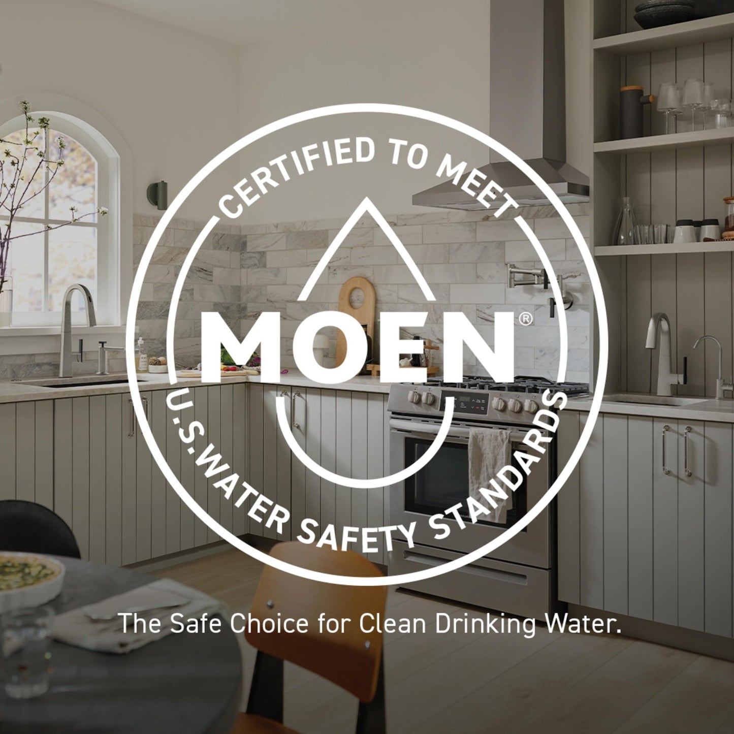 Moen Wetherly Spot Resist Stainless High-Arc Kitchen Faucet with Side Spray, 87999SRS
