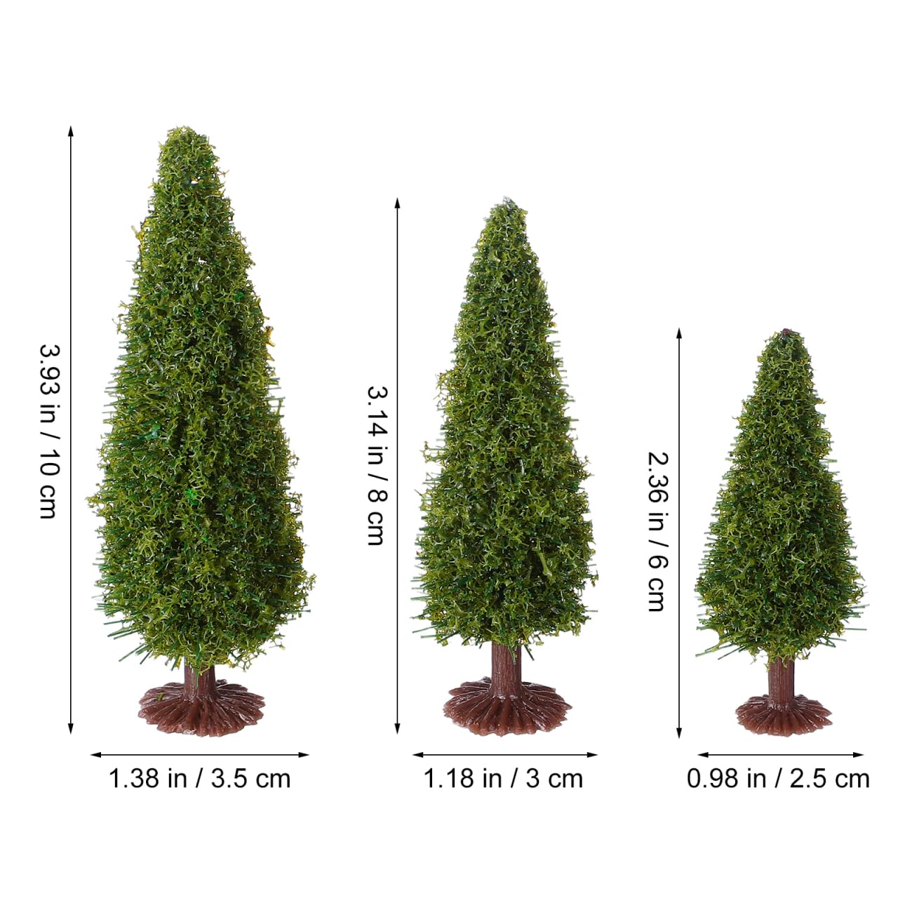 Christmas Tree Christmas Tiny Trees Desktop Decor Party Home Office Decorations 15 Pcs