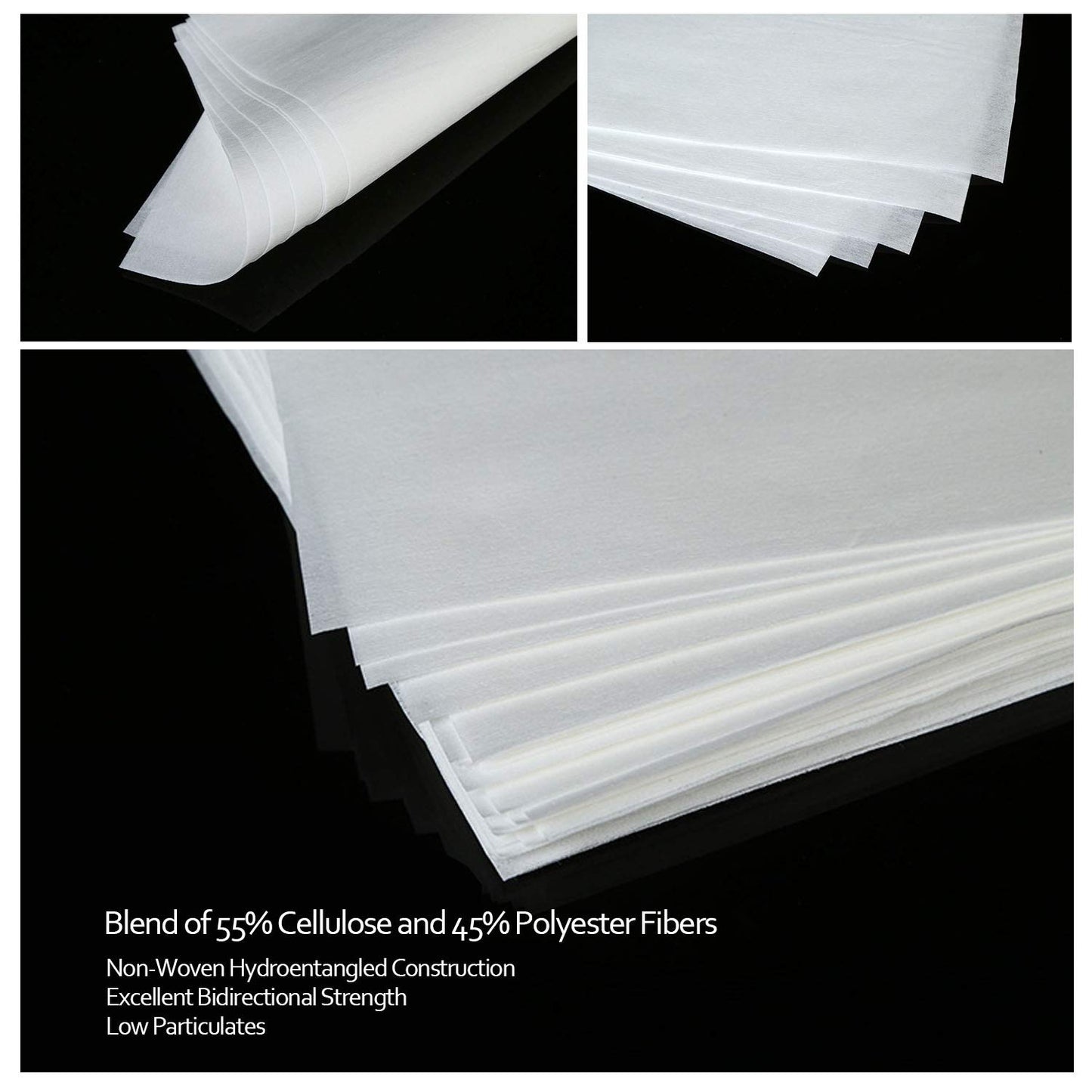 AAwipes Cleanroom Wipers 4x 4 (1200 Pcs, Cellulose/Polyester Blend, Grade A, 68GSM) Lint Free Wipes 4" x 4" for Lab, Electronics, Pharmaceutical, Printing and Semiconductor Industries