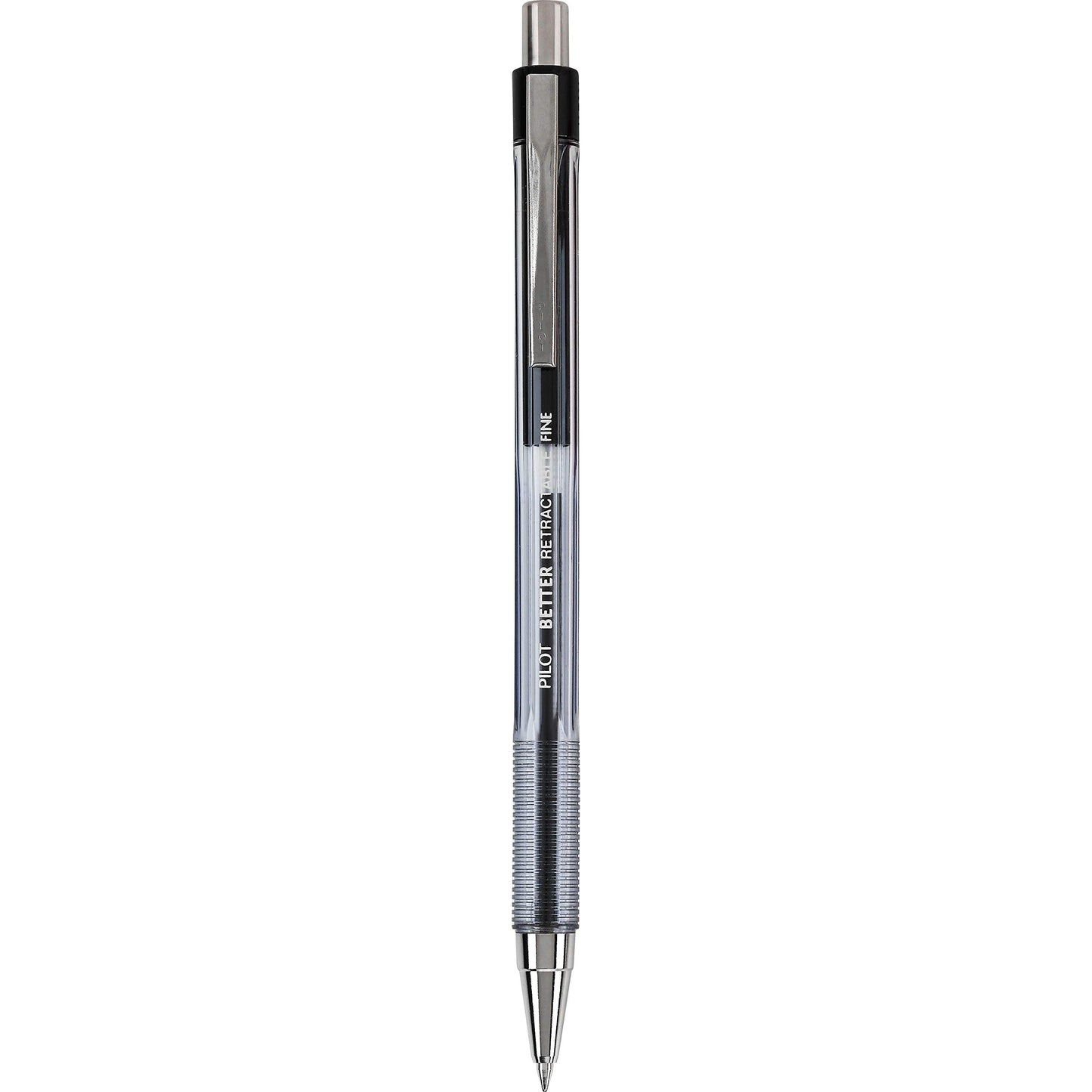 PILOT Pen 30000 The Better Ball Point Pen Refillable & Retractable Ballpoint Pens, Fine Point, Black Ink, 12-Pack