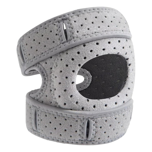 RakRlek Knee Brace for Women & Men - Adjustable Support with Side Stabilizers & Patella Gel Pad - Relief for Meniscus Tear, Arthritis, Injury Recovery - Runnings, Workout(Gray)