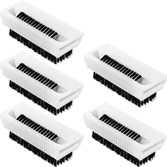 BOAO 5 Pcs Nail Scrubbers Hand Scrub Brushes for Nail Cleaning Fingernail Soft Non Disposable Scrub Plastic Hands Cleaning Brushes for Men Women Kids