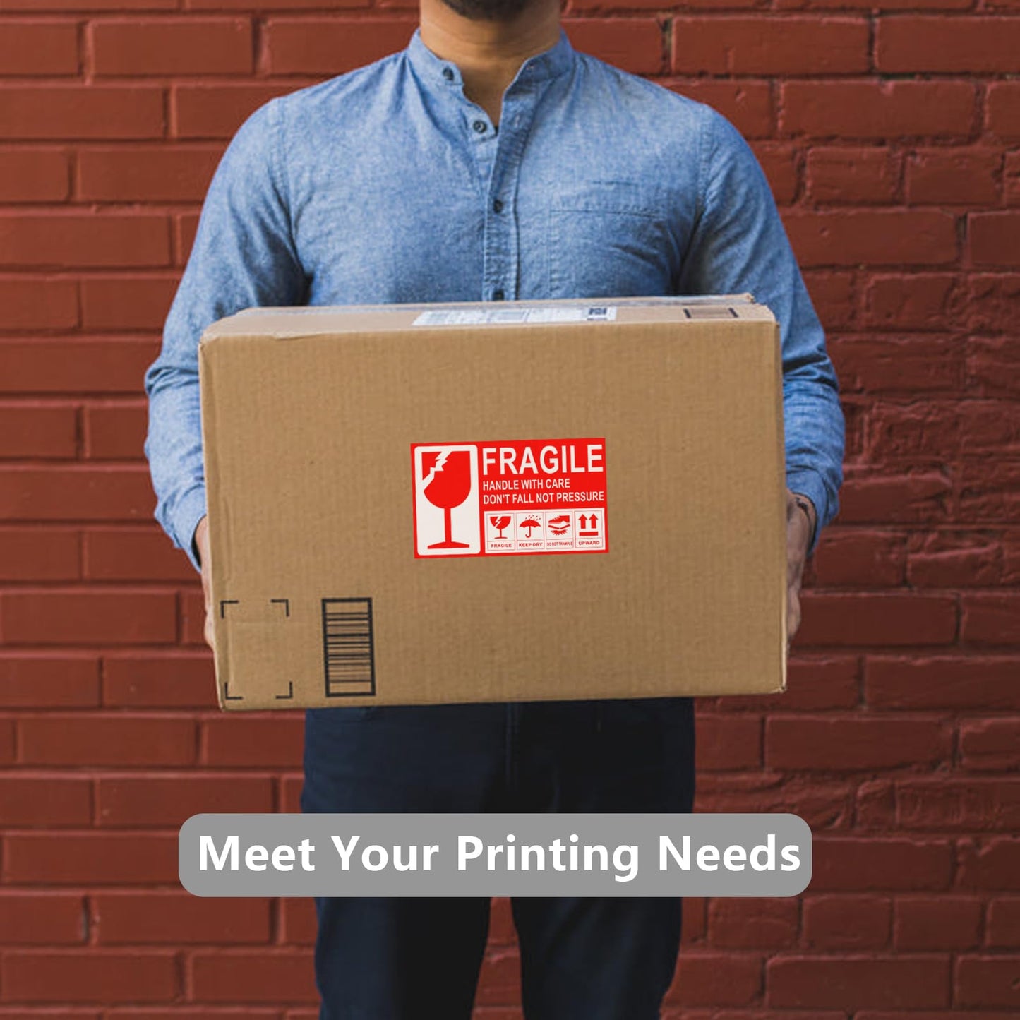 9527 Product 8.5" x 5.5" Half Sheet Self Adhesive Shipping Labels for Laser & Inkjet Printers, Easy to Peel Label, 100 Sheet 8.5 x 11 Address Labels, 2 Labels per Sheet (200 Labels)