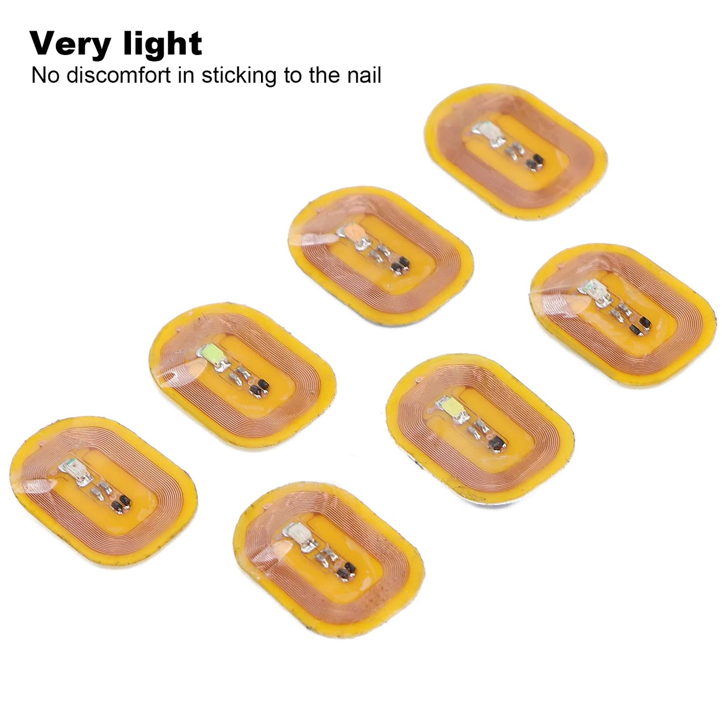 Glowing NFC Nail Stickers, NFC Lighting Nail Stickers Fashionable for Girls for Bus Card