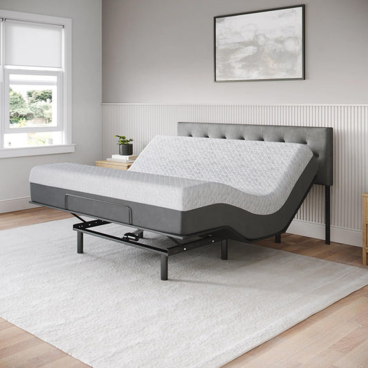 Celestial Sleep Aurora Adjustable Bed Base (Frame Only), Easy Assembly, Head and Foot Lift, Zero Gravity, Memory Positions - King