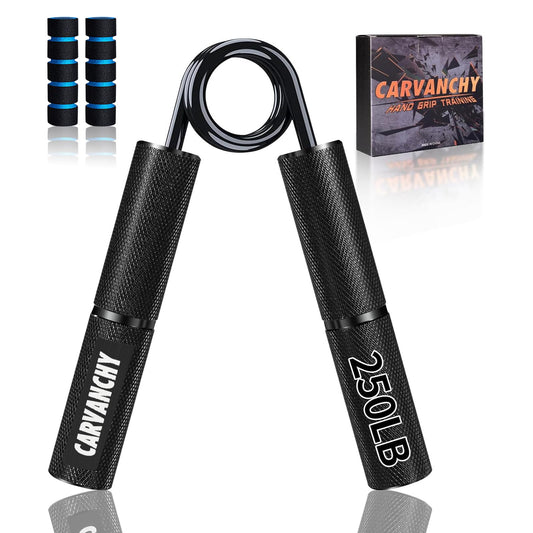 Grip Strength Trainer, 250LB, Wrist Forearm Strengthener, Metal No Slip, Hand Grip Gripper Strengthener for Strength Training and Exercise, Hand Workout Squeezer Grip Strength