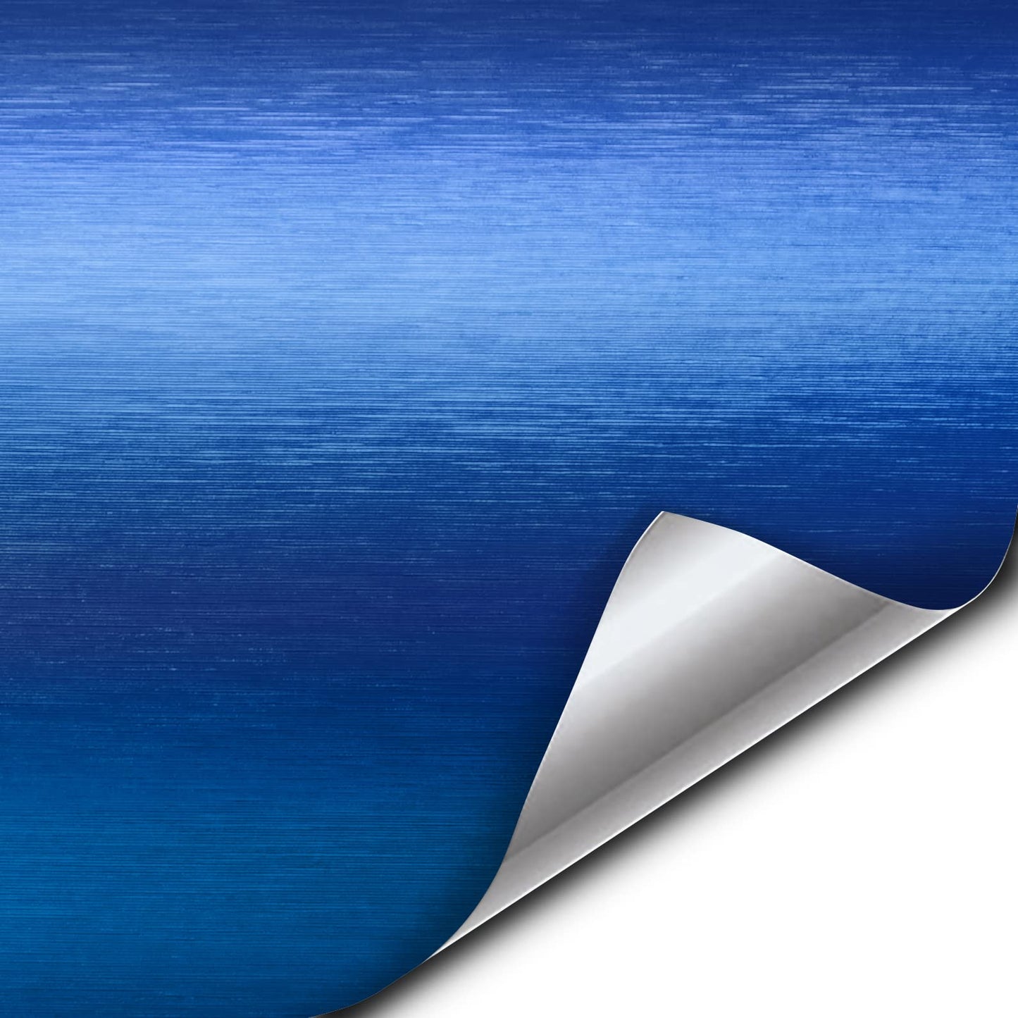 Metallic Blue Brushed Metal Vinyl Wrap Roll with VViViD XPO Air Release Technology (50ft x 5ft (Full Car Wrap Roll))