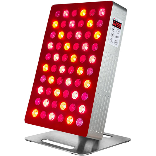 AuroraBox 60 Pro Science-Backed 5 Wavelength Red Light & Near Infrared Light Therapy Panel | Lower Inflammation, Reduce Aging, Improve Recovery | 630 660 810 830 850nm