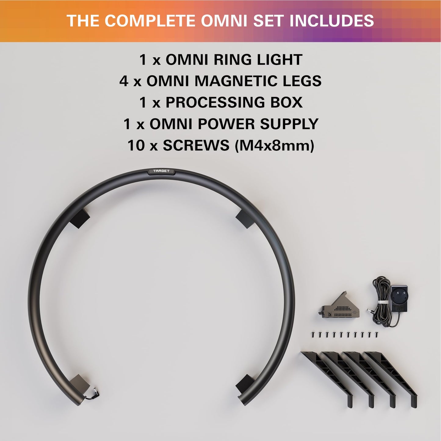 Target Darts Omni Ultimate Home Set up | Auto Scoring System with Wall Protection Surround and TOR Dart Board | LED Lighting System| 90% Tungsten Steel Tip Darts and No.6 K-Flex