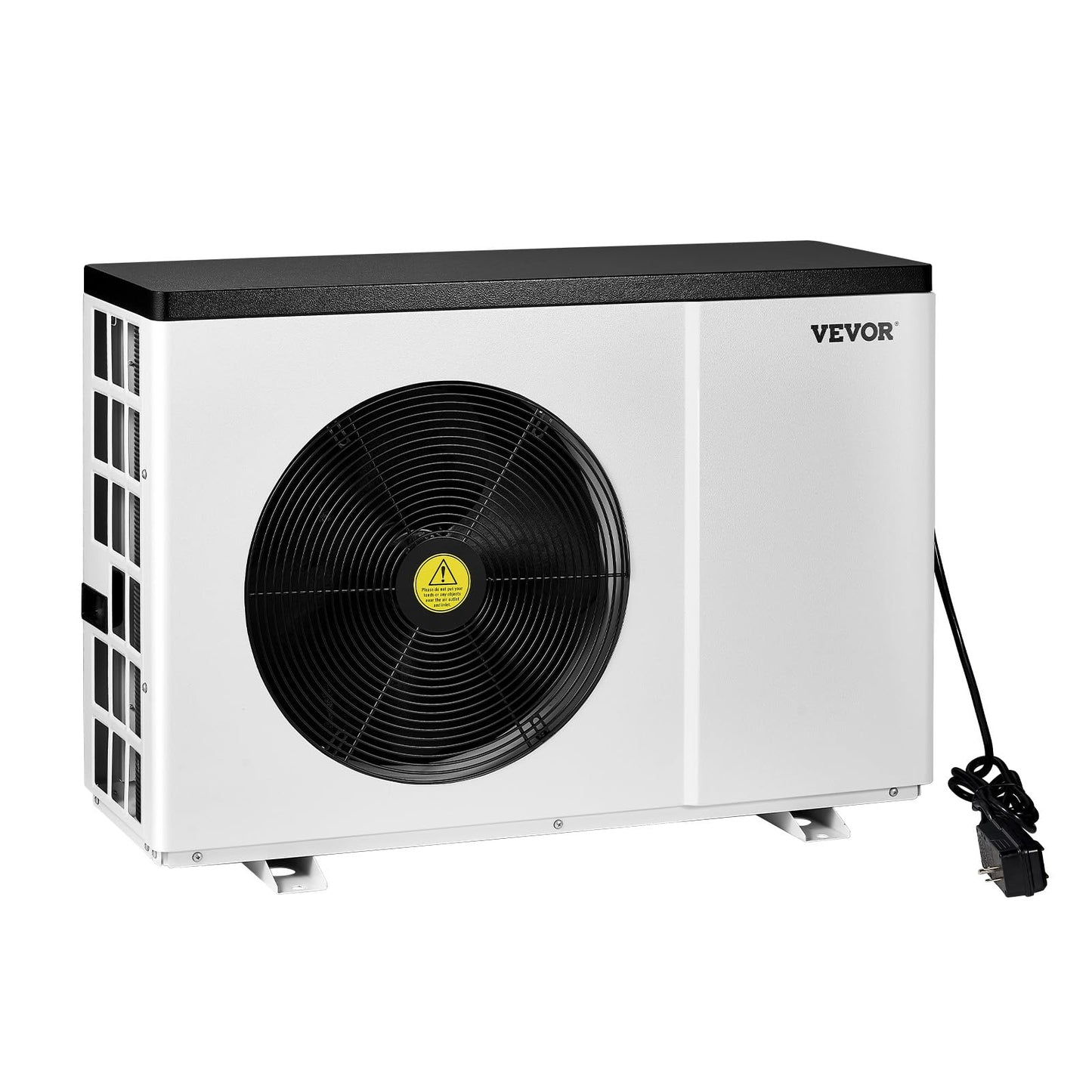 VEVOR Pool Heat Pump, 22250 BTU Electric Heater for Above Ground and In Ground Pools up to 3,171-6,605 Gallons, Energy Efficient Heating and Cooling, Low Noise, 120V/60Hz