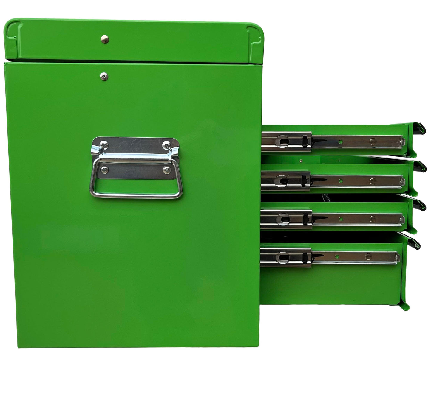 Workington Portable Metal Tool Chest with 6 Drawers, 24" 6-Drawer Tool Chest Cabinet with Ball Bearing Drawer Slides, Steel Tool Storage Box Organizer 4005 Green