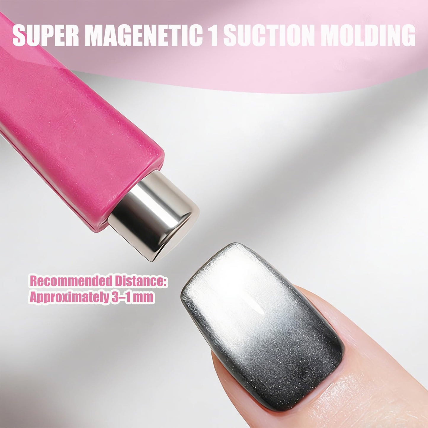 8-in-1 Gel Nail Polish Magnets for Nail Art, Multiple Styles Cat Eye Magnet Kit Strong Magnetic Nail Design for Women Nail Salon & Cat Eye Gel Nail DIY Home