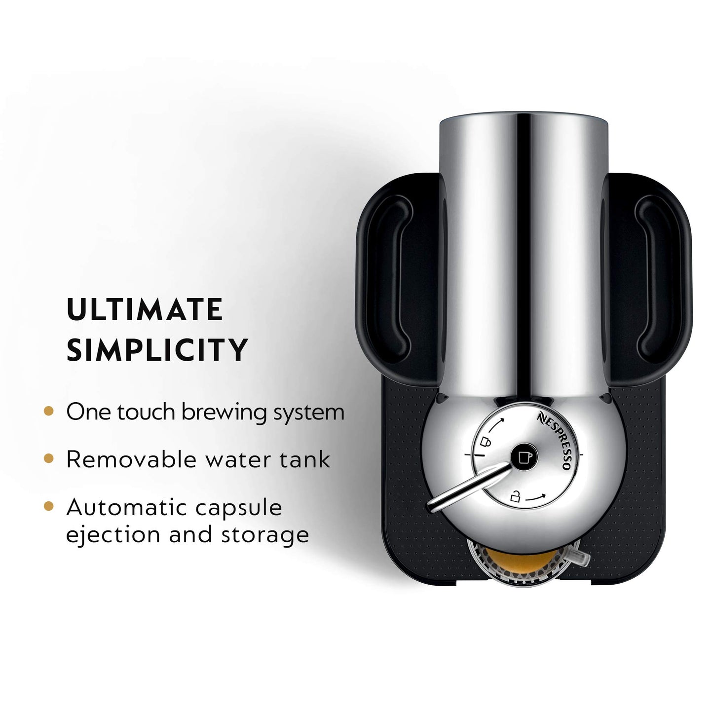 Nespresso Vertuo Coffee and Espresso Maker by Breville, Chrome
