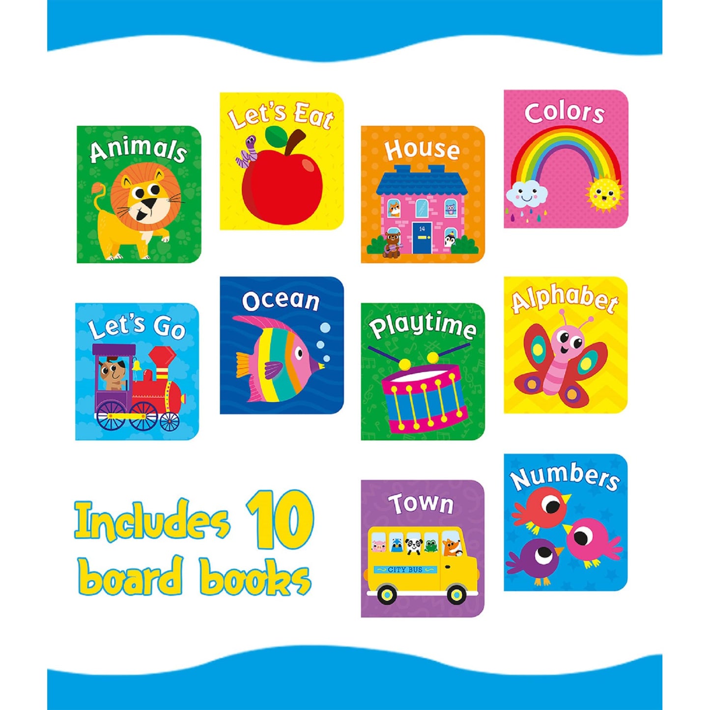 Baby’s First Library 10-Book Set - Board Book Set for Babies and Toddlers, Ages 0-4