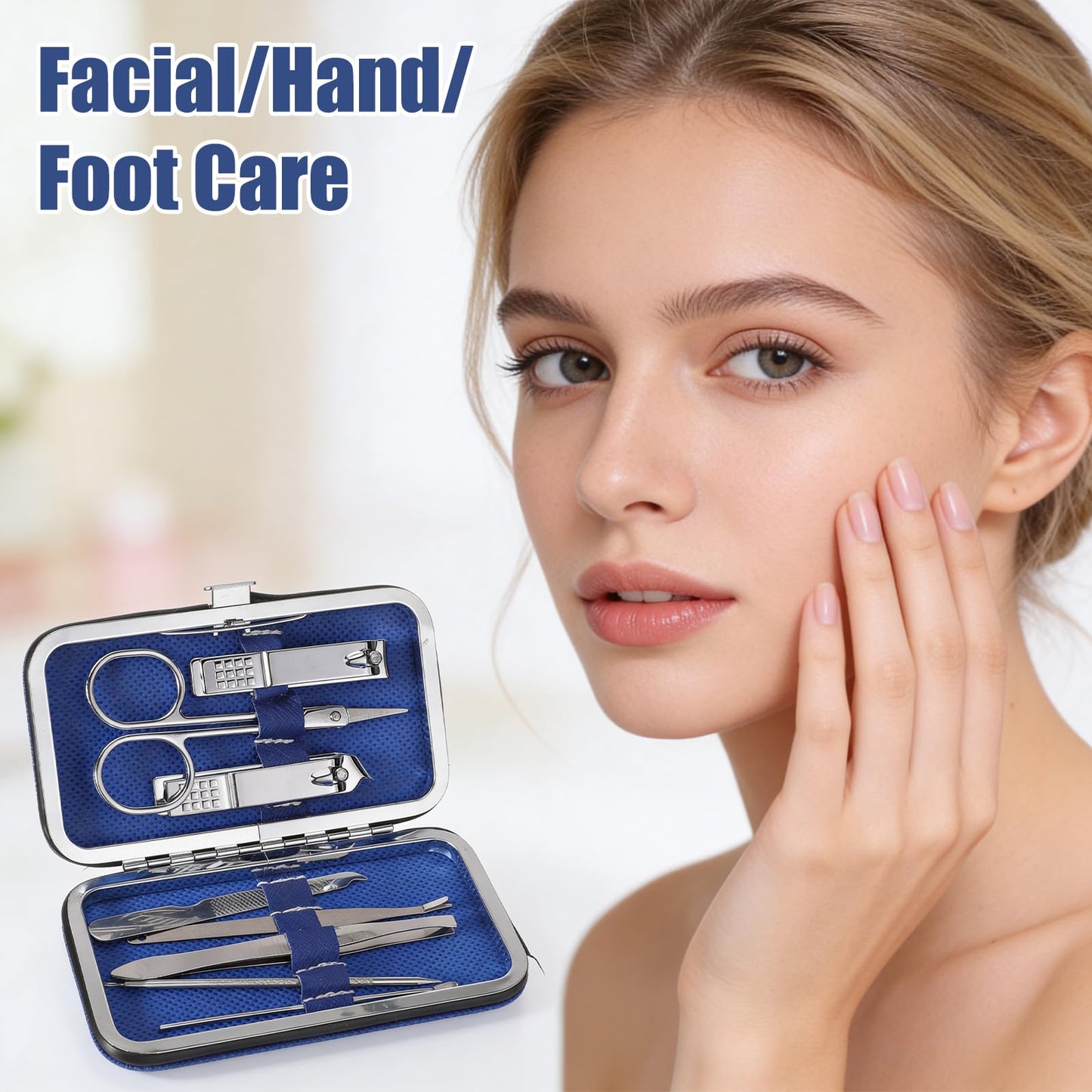 12 PCS Manicure Set Bulk Nail Clippers Kit Stainless Steel Fingernail Clippers Set Nail Clippers and Beauty Tools Portable Set Professional with Professional Pedicure Tools for Women Men Grooming Kits