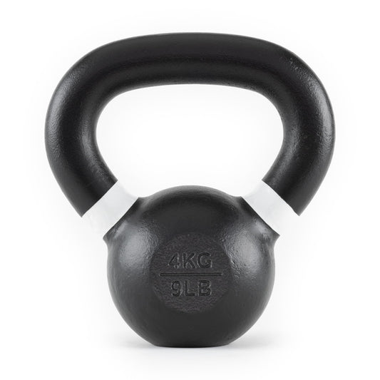 Rage Fitness 4 kg/8.8 lbs Kettlebells, Single-cast Iron, No-welded Joints, Wide Handle, Strength Training Kettlebells, Cast Iron Kettlebell Set, Powder Coated Kettlebell Weights For Maximum Durability, Men & Women