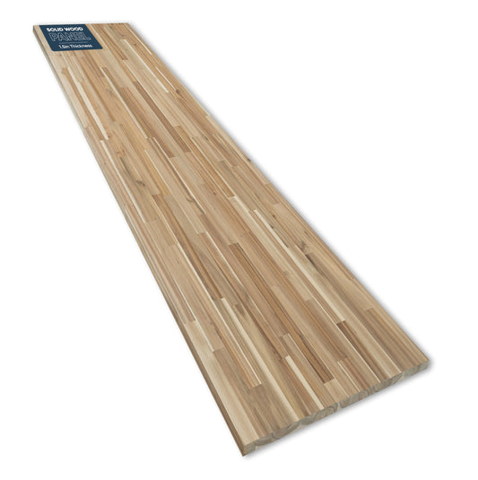 AllForWood 96''L x 25''W x 1.5''Th Acacia Solid Wood Butcher Block Countertop, Butcher Block Table Top for DIY Washer Dryer/Island/Kitchen Countertop (Unfinished)